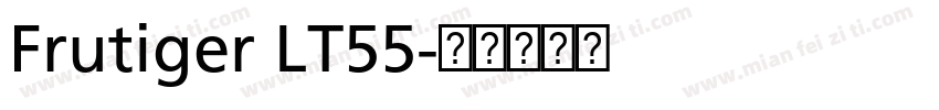 Frutiger LT55字体转换